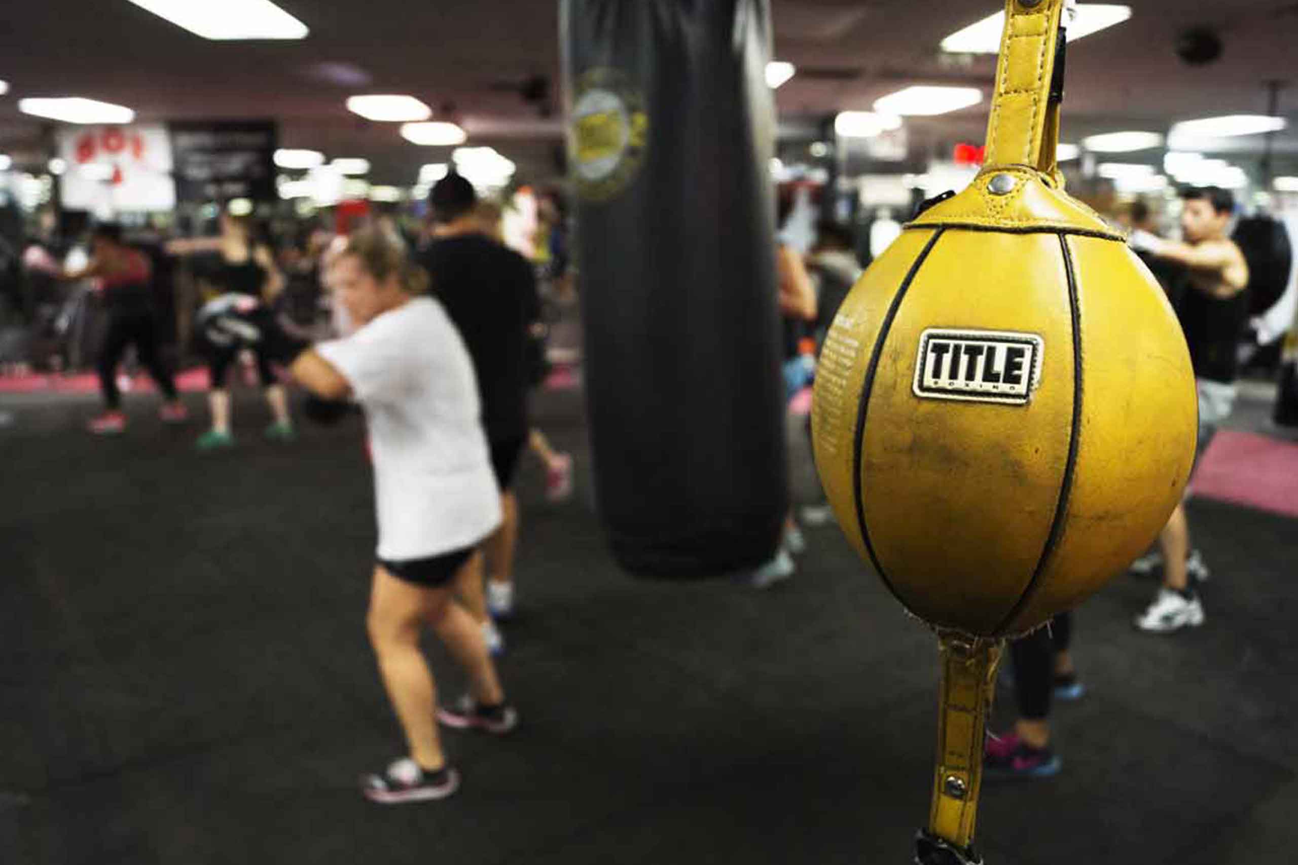 Boxers training in Boe boxing gym Las Vegas
