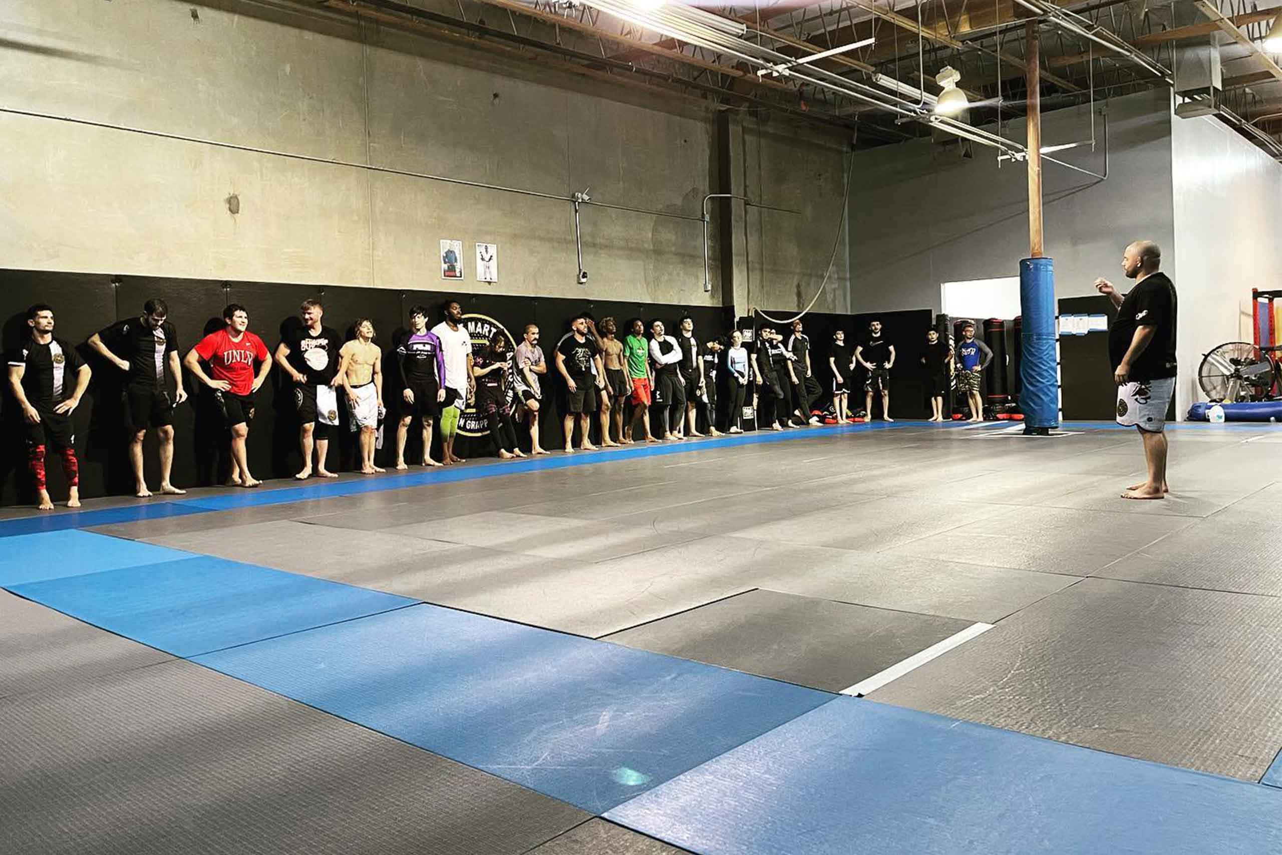fighters training in freestyle mma gym and fitness las vegas