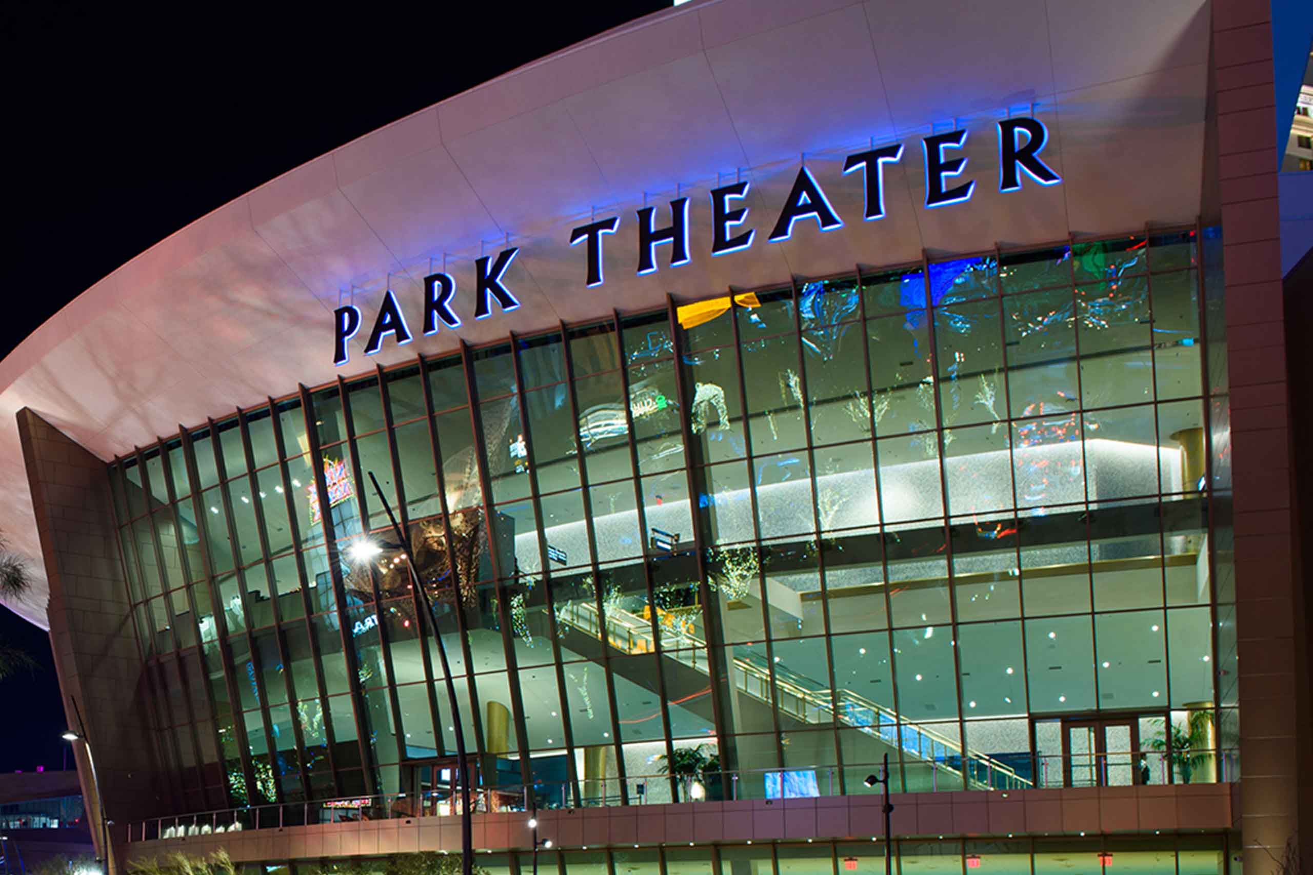 ufc and boxing events in park theater las vegas
